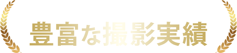 テレビ局から大手企業まで豊富な撮影実績